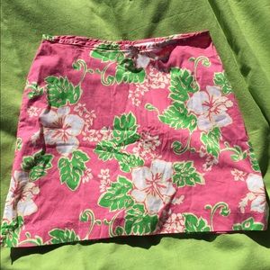 Bamboo Trader Pink Floral Skort . Size 6
